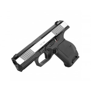 Страйкбольный пистолет ПЛ-15К пистолет Лебедева Chrome-Black ( KIZUNA WORKS )
